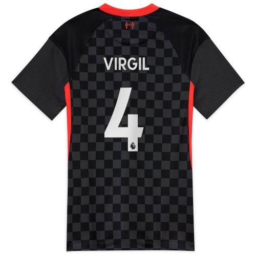 Liverpool Dres Virgil van Dijk 4 Treći 2020/21 Kratkih Rukava Liverpool Dres Virgil van Dijk 4 Treći 2020/21 Kratkih Rukava